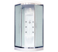 Душевая кабина Royal Bath RB 90HK7-WC-CH 90х90 см, с матовыми стеклами