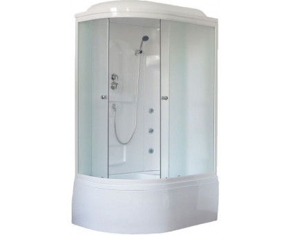 Душевая кабина Royal Bath RB 8120BK2-M 120х80 см, с матовыми стеклами, правосторонняя