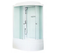 Душевая кабина Royal Bath RB 8120BK5-WC 120х80 см, с матовыми стеклами, левосторонняя