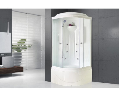 Душевая кабина Royal Bath RB 90BK2-M 90х90 см, с матовыми стеклами