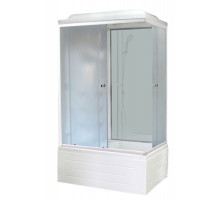 Душевая кабина Royal Bath RB 8100BP6-WC 100х80 см, с матовыми стеклами, левосторонняя