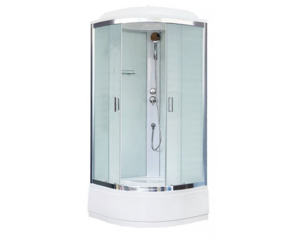 Душевая кабина Royal Bath RB 90CK5-WC-CH 90х90 см, с матовыми стеклами