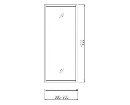 Боковая стенка Gemy A90 90 см