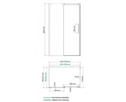 WasserKRAFT Alme 15R06 Душевой уголок