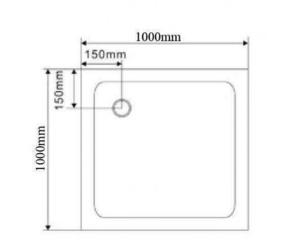 Душевой угол Wasserfalle F 2001 100х100