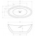 Акриловая ванна ABBER AB9248 180х87 см отдельностоящая