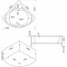 Акриловая ванна BAS Хатива 143x143х63 с гидромассажем