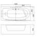 Ванна акриловая WeltWasser WW HB STARNBERG 185/90 WT R 185х90х58 с гидромассажем, правосторонняя, белая